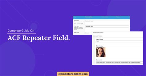 ACF Repeater Field: A Complete Guide .